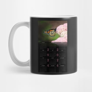 Monarch on Sedum • 2024 Year-at-a-glance Calendar Mug